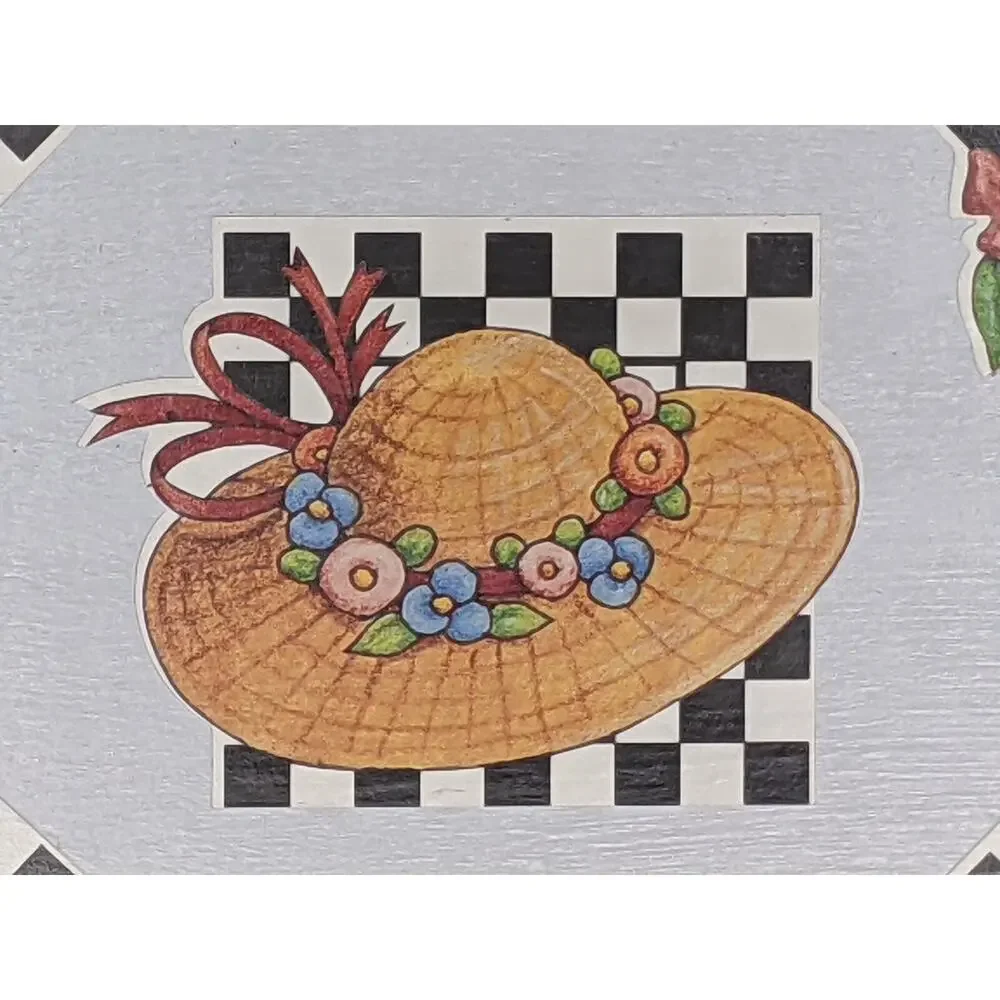 Mary Engelbreit Serving Tray Wooden 14 x 12 x 3 Summer Decoration